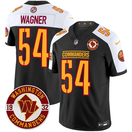 Men's Washington Commanders 2024 Vapor Limited Jersey - Est. 1932 Patch - All Stitched WASCOM_KDZ - KINDOZY