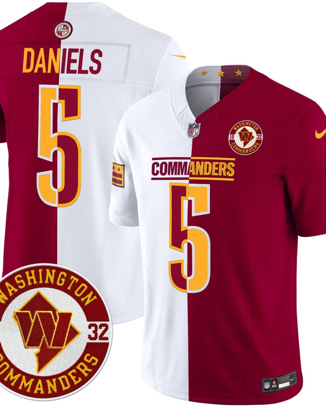 Men's Washington Commanders 2024 Vapor Limited Jersey - Est. 1932 Patch - All Stitched WASCOM_KDZ - KINDOZY