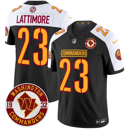 Men's Washington Commanders 2024 Vapor Limited Jersey - Est. 1932 Patch - All Stitched WASCOM_KDZ - KINDOZY