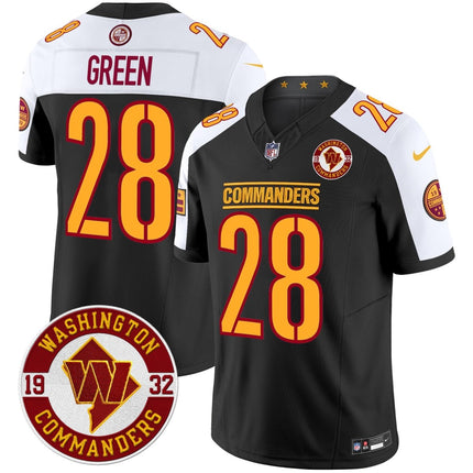 Men's Washington Commanders 2024 Vapor Limited Jersey - Est. 1932 Patch - All Stitched WASCOM_KDZ - KINDOZY