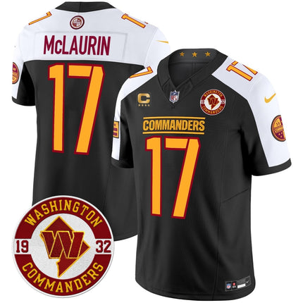 Men's Washington Commanders 2024 Vapor Limited Jersey - Est. 1932 Patch - All Stitched WASCOM_KDZ - KINDOZY