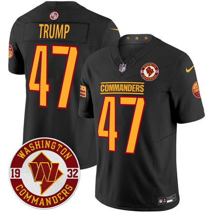 Men's Washington Commanders 2024 Vapor Limited Jersey - Est. 1932 Patch - All Stitched WASCOM_KDZ - KINDOZY