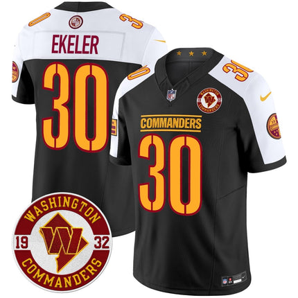 Men's Washington Commanders 2024 Vapor Limited Jersey - Est. 1932 Patch - All Stitched WASCOM_KDZ - KINDOZY