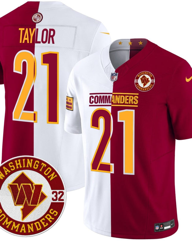 Men's Washington Commanders 2024 Vapor Limited Jersey - Est. 1932 Patch - All Stitched WASCOM_KDZ - KINDOZY