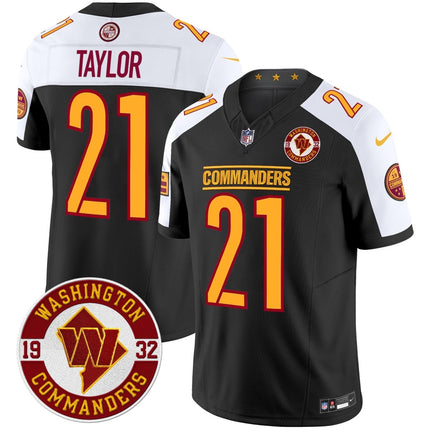 Men's Washington Commanders 2024 Vapor Limited Jersey - Est. 1932 Patch - All Stitched WASCOM_KDZ - KINDOZY