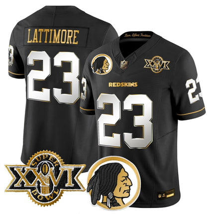 Men's Washington Redskins Throwback 1992 Super Bowl XXVI Patch Gold Vapor Limited Jersey - All Stitched - KINDOZY