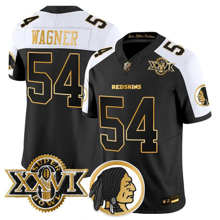 Men's Washington Redskins Throwback 1992 Super Bowl XXVI Patch Gold Vapor Limited Jersey - All Stitched - KINDOZY