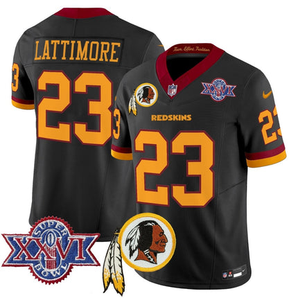 Men's Washington Redskins Throwback 1992 Super Bowl XXVI Patch Vapor Limited Jersey V3 - All Stitched - KINDOZY