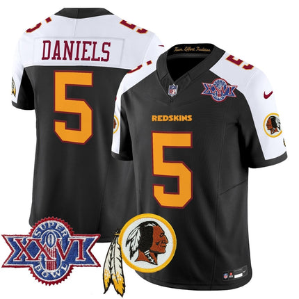 Men's Washington Redskins Throwback 1992 Super Bowl XXVI Patch Vapor Limited Jersey V3 - All Stitched - KINDOZY