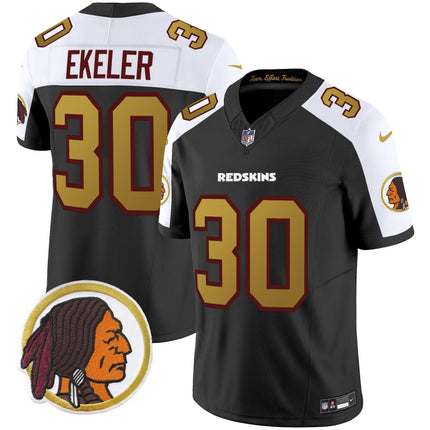 Men's Washington Redskins Throwback Vapor Limited Jersey - All Stitched - KINDOZY