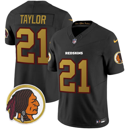 Men's Washington Redskins Throwback Vapor Limited Jersey - All Stitched - KINDOZY