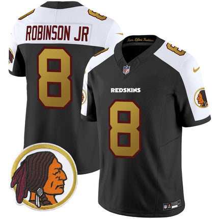Men's Washington Redskins Throwback Vapor Limited Jersey - All Stitched - KINDOZY