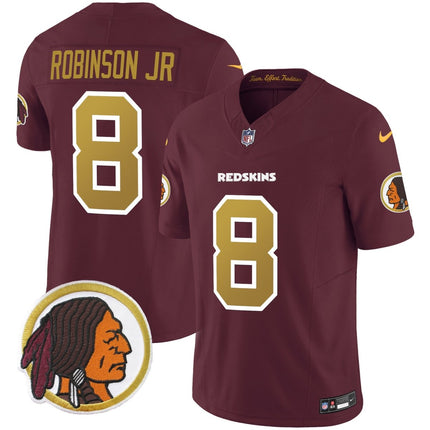 Men's Washington Redskins Throwback Vapor Limited Jersey - All Stitched - KINDOZY