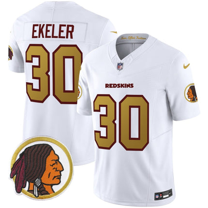 Men's Washington Redskins Throwback Vapor Limited Jersey - All Stitched - KINDOZY