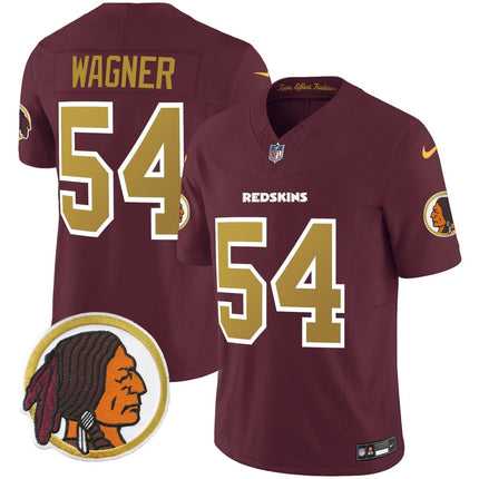 Men's Washington Redskins Throwback Vapor Limited Jersey - All Stitched - KINDOZY