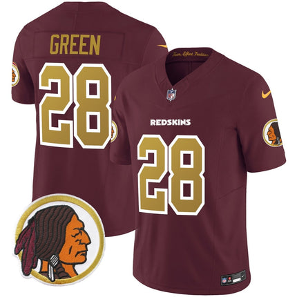 Men's Washington Redskins Throwback Vapor Limited Jersey - All Stitched - KINDOZY