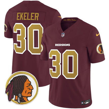 Men's Washington Redskins Throwback Vapor Limited Jersey - All Stitched - KINDOZY