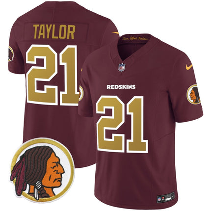 Men's Washington Redskins Throwback Vapor Limited Jersey - All Stitched - KINDOZY