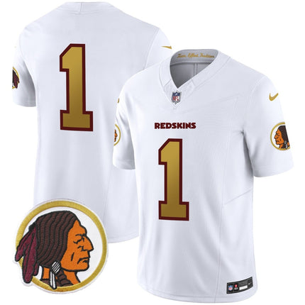 Men's Washington Redskins Throwback Vapor Limited Jersey - All Stitched - KINDOZY
