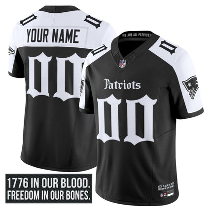 New England Patriots 'Gothic Revolution Edition' Vapor Limited Custom Jersey - All Stitched NEPAT_KDZ - KINDOZY