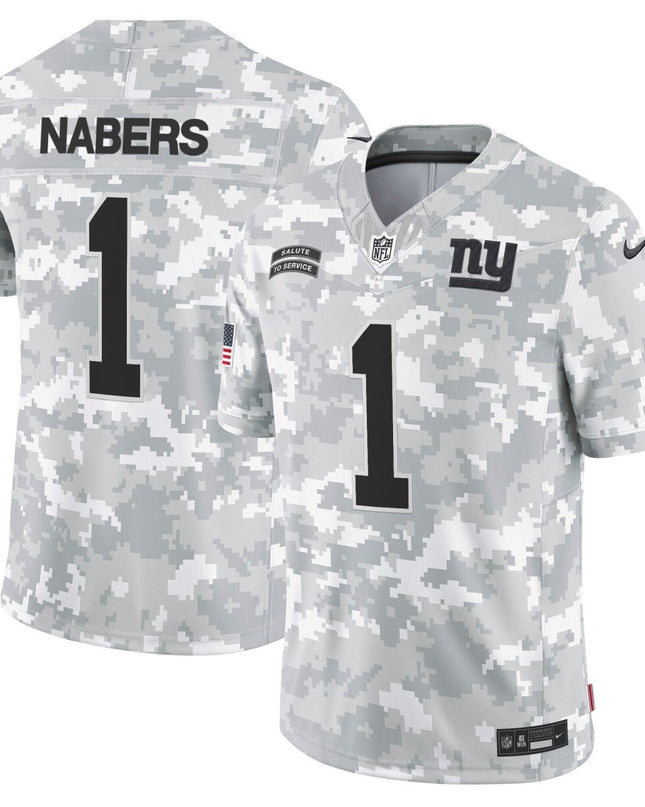 New York Giants 2024 Salute to Service Vapor Limited Jersey - Arctic Camo - All stitched NYG_KDZ - KINDOZY