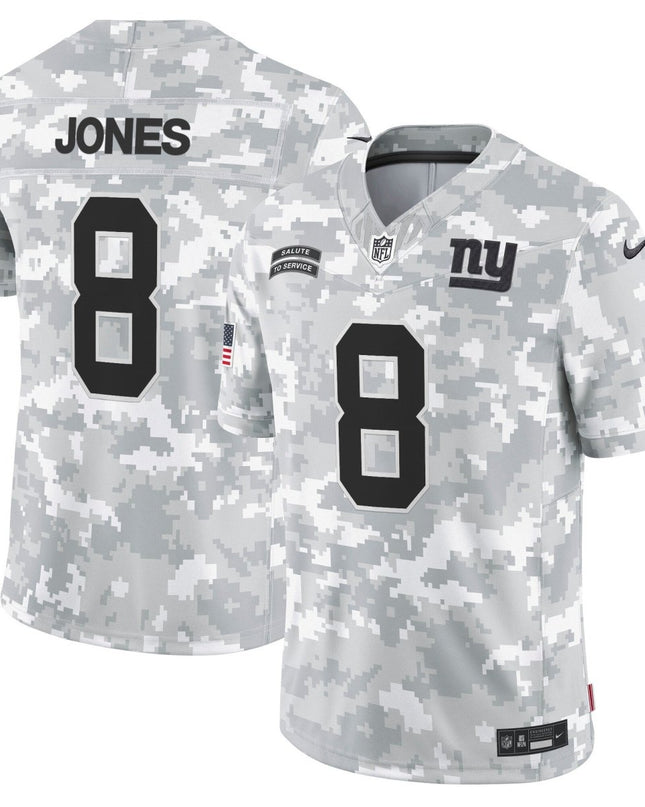 New York Giants 2024 Salute to Service Vapor Limited Jersey - Arctic Camo - All stitched NYG_KDZ - KINDOZY
