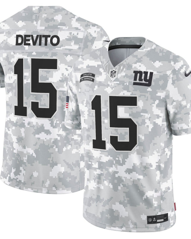 New York Giants 2024 Salute to Service Vapor Limited Jersey - Arctic Camo - All stitched NYG_KDZ - KINDOZY