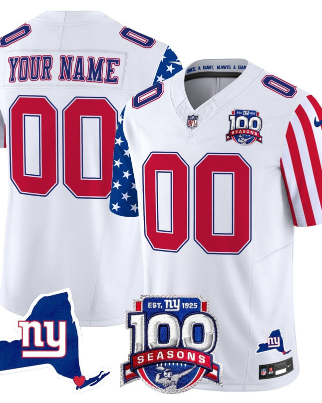 New York Giants American Style Vapor Limited Custom Jersey - All Stitched NYG_KDZ - KINDOZY