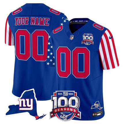 New York Giants American Style Vapor Limited Custom Jersey - All Stitched NYG_KDZ - KINDOZY