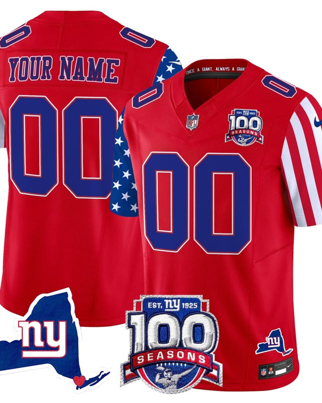 New York Giants American Style Vapor Limited Custom Jersey - All Stitched NYG_KDZ - KINDOZY