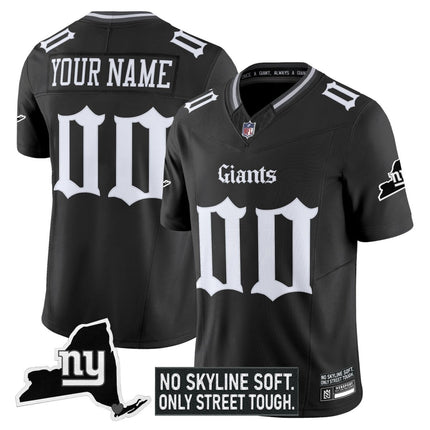 New York Giants 'Gothic Gotham Edition' Vapor Limited Custom Jersey - All Stitched NYG_KDZ - KINDOZY
