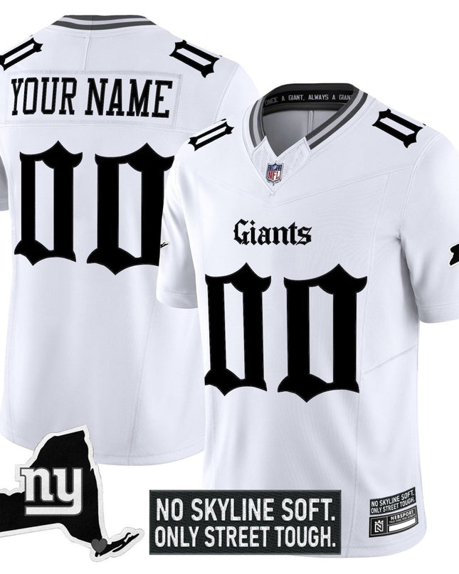 New York Giants 'Gothic Gotham Edition' Vapor Limited Custom Jersey - All Stitched NYG_KDZ - KINDOZY