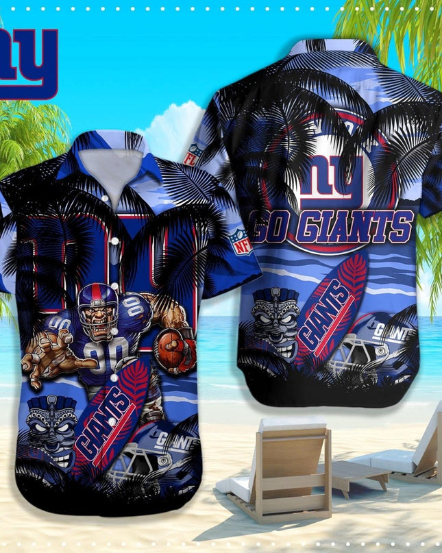 New York Giants NFL - Hawaiian shirt Q - 48184 NYG_KDZ - KINDOZY