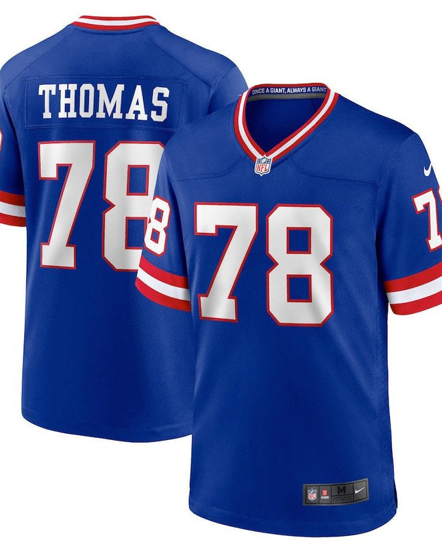 New York Giants Nike Classic Player Throwback Jersey - All Stitched NYG_KDZ - KINDOZY
