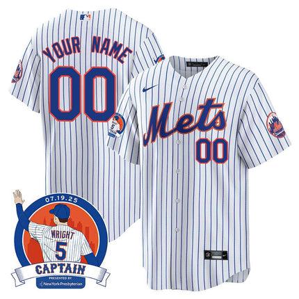 New York Mets David Wright "Mets Legend" Custom Jersey - All Stitched - KINDOZY