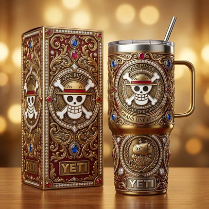 One Piece Tumbler with Lid and Handle - KINDOZY