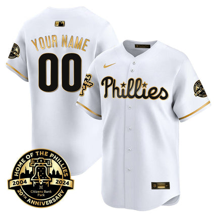 Phillies Citizen Bank Park's 20Th Anniversary Custom Jersey - All Stitched - KINDOZY
