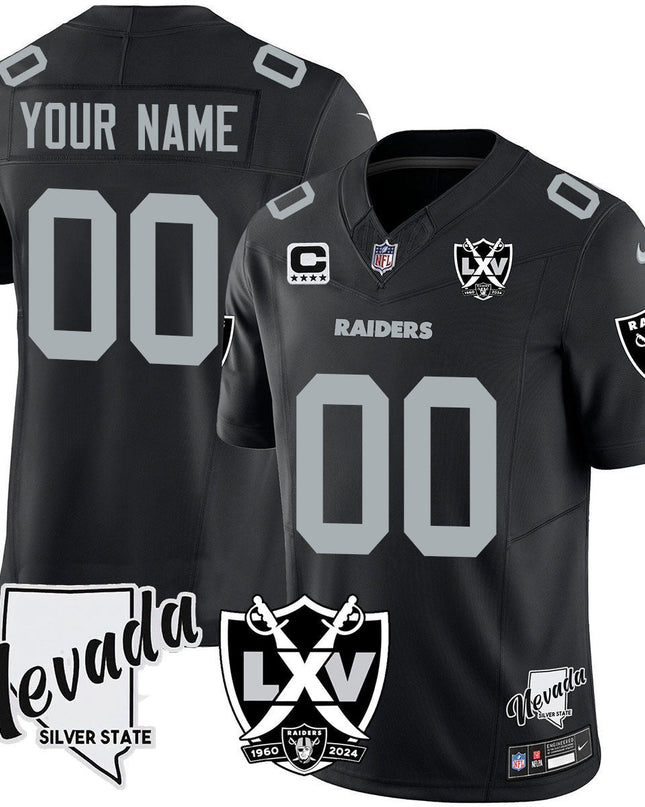 Raiders 2025 Vapor Limited Custom Jersey - 65th Anniversary - All Stitched LVRAI_KDZ - KINDOZY