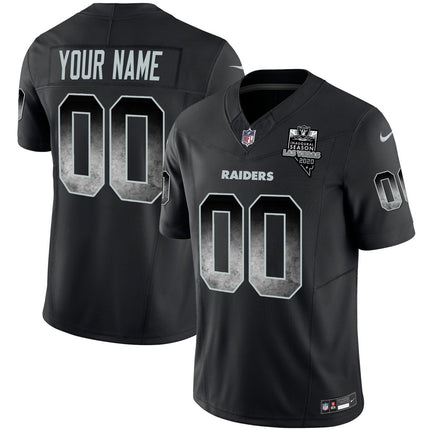 Raiders Arch Smoke Vapor Custom Jersey - All Stitched LVRAI_KDZ - KINDOZY
