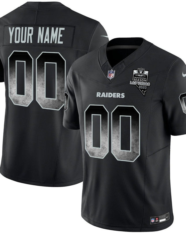 Raiders Arch Smoke Vapor Custom Jersey - All Stitched LVRAI_KDZ - KINDOZY