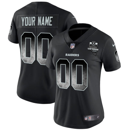 Raiders Arch Smoke Vapor Custom Jersey - All Stitched LVRAI_KDZ - KINDOZY