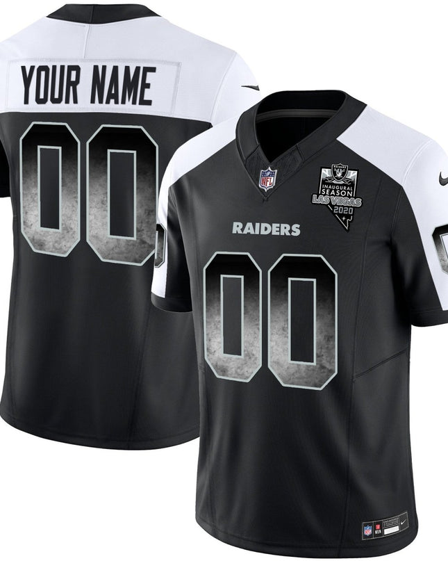 Raiders Arch Smoke Vapor Custom Jersey - All Stitched LVRAI_KDZ - KINDOZY