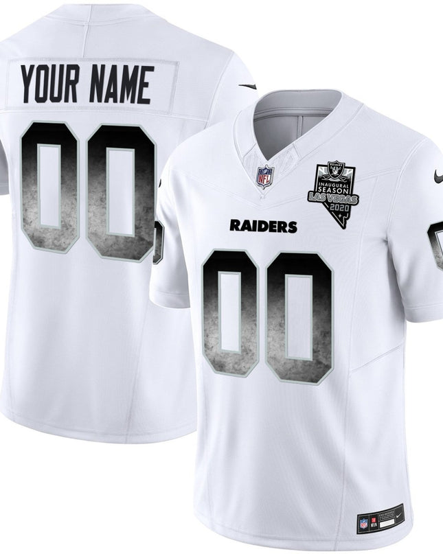 Raiders Arch Smoke Vapor Custom Jersey - All Stitched LVRAI_KDZ - KINDOZY