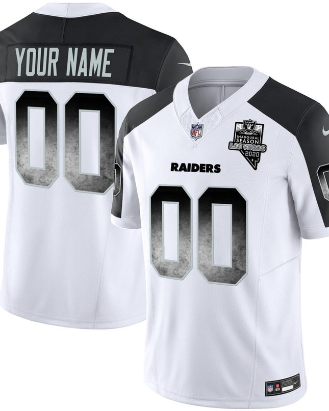Raiders Arch Smoke Vapor Custom Jersey - All Stitched LVRAI_KDZ - KINDOZY