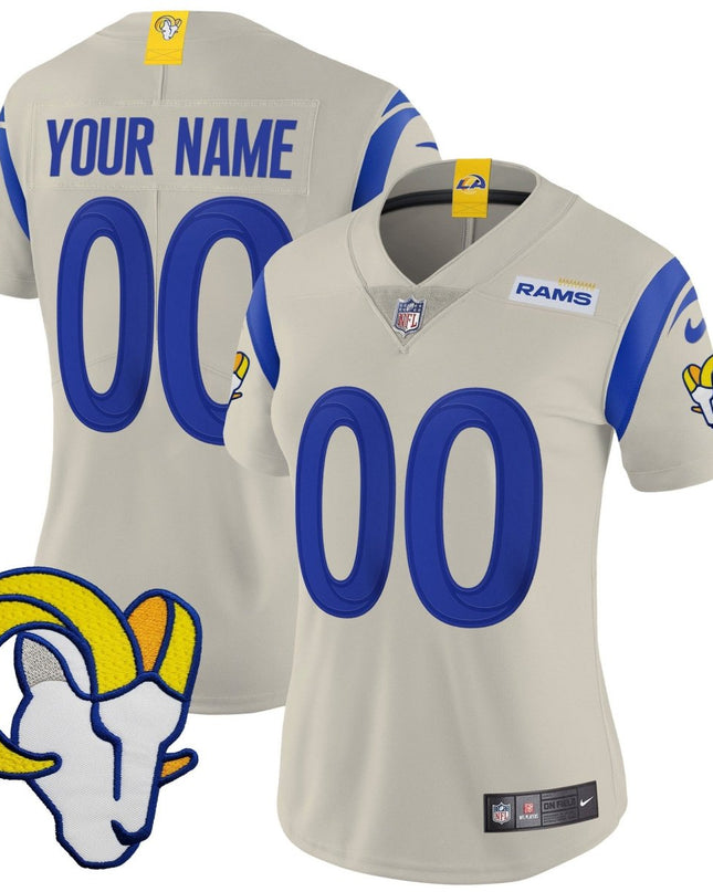 Rams Vapor Limited Custom Jersey V2 - All Stitched LAR_KDZ - KINDOZY