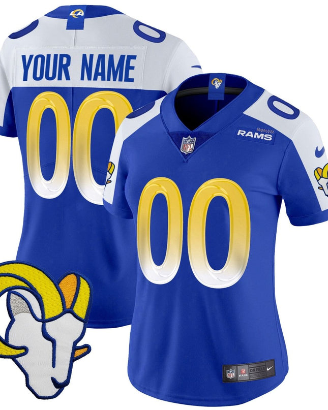 Rams Vapor Limited Custom Jersey V2 - All Stitched LAR_KDZ - KINDOZY