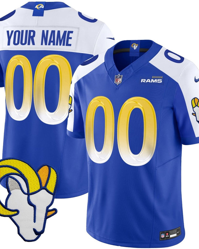 Rams Vapor Limited Custom Jersey V2 - All Stitched LAR_KDZ - KINDOZY