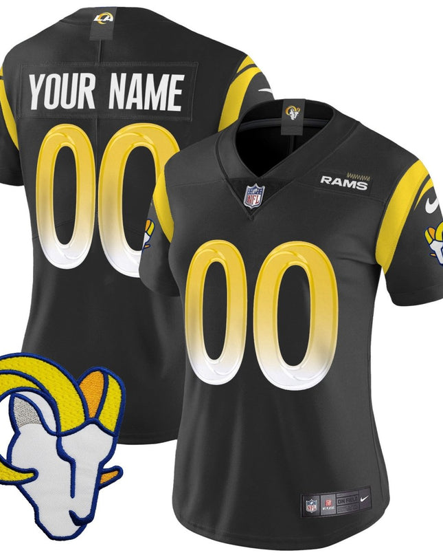 Rams Vapor Limited Custom Jersey V2 - All Stitched LAR_KDZ - KINDOZY
