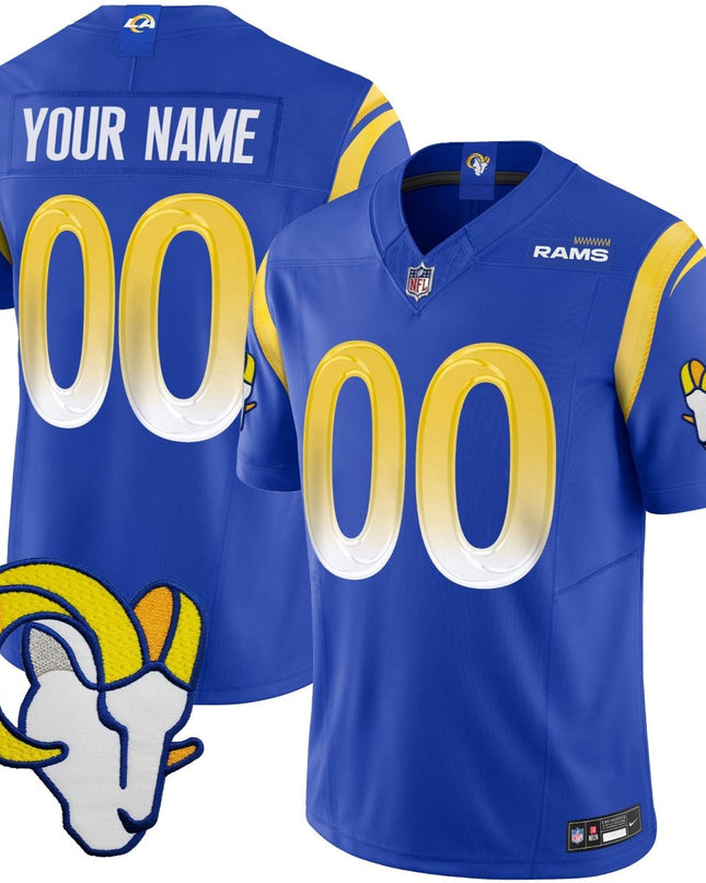 Rams Vapor Limited Custom Jersey V2 - All Stitched LAR_KDZ - KINDOZY