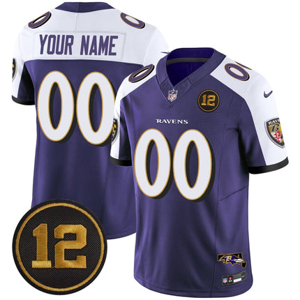 Ravens Jacoby Jones Patch Vapor Limited Custom Jersey - All Stitched BALRAV_KDZ - KINDOZY